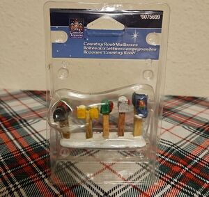 Lemax Country Road Mailboxes Mini Figurine Holiday Village Accessory